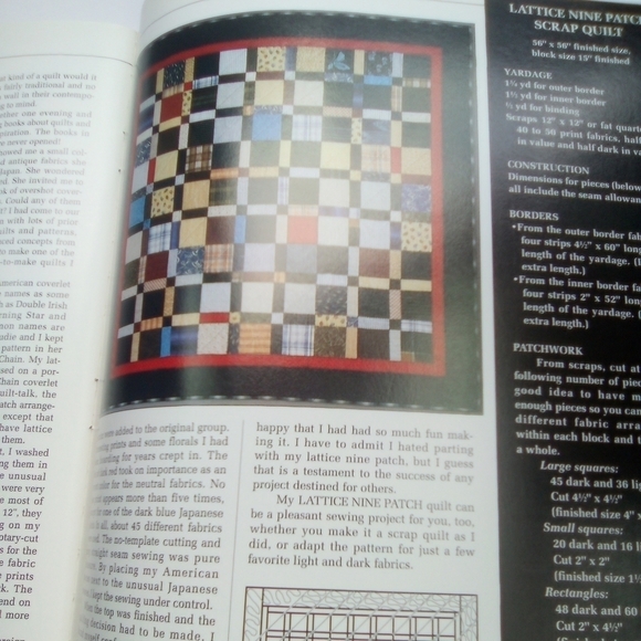 Vintage American Quilter Magazine Summer 1990 Quilt Patterns Quilting - Picture 5 of 6